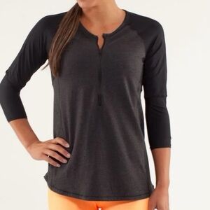 Lulu Lemon Spin City Top size 6